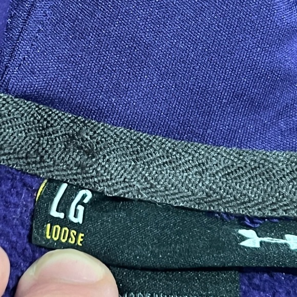 TCU Horned Frogs Under Armour NCAA College Hoodie Sweatshirt - Picture 4 of 4